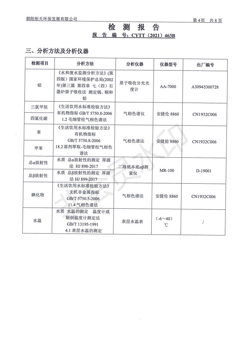 朝阳新华钼业有限责任公司2021年环境检测公示(图20)