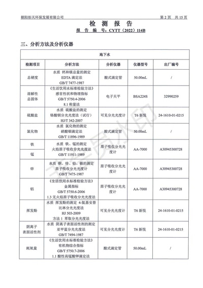 新华钼业2022年二季度废水检测公示(图4)