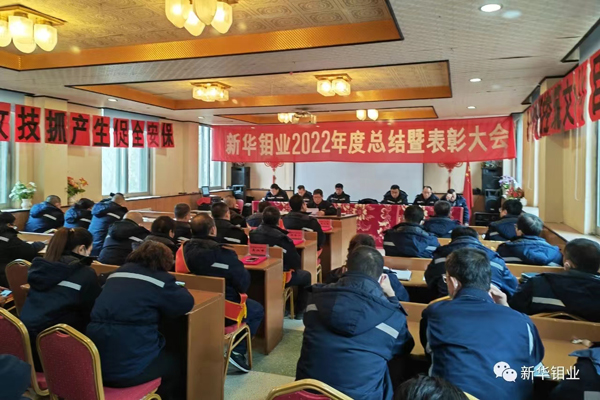 勇担新使命 阔步新征程 | 新华钼业召开2022年度总结暨表彰大会(图8)